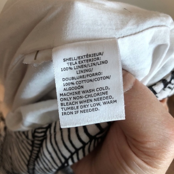 Ann Taylor Loft Leaf Print Linen Skirt - Picture 6 of 6